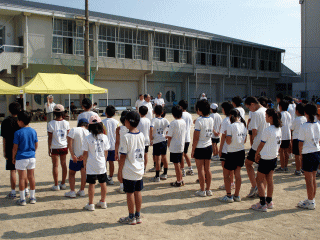市民体育祭 第2回小学生陸上記録会 開会式