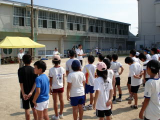 開会式 競技場の注意 三栖秀昭