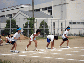 女子3年100m2組